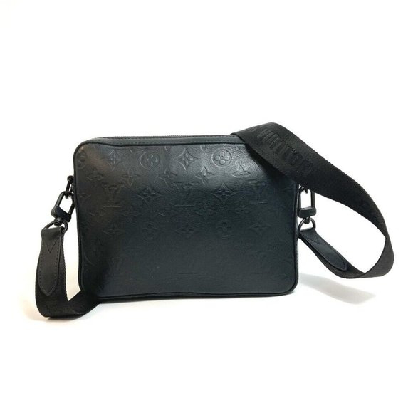 AUTHENTICITY GUARANTEED LOUIS VUITTON Monogram shadow Duo Messenger - Picture 1 of 11